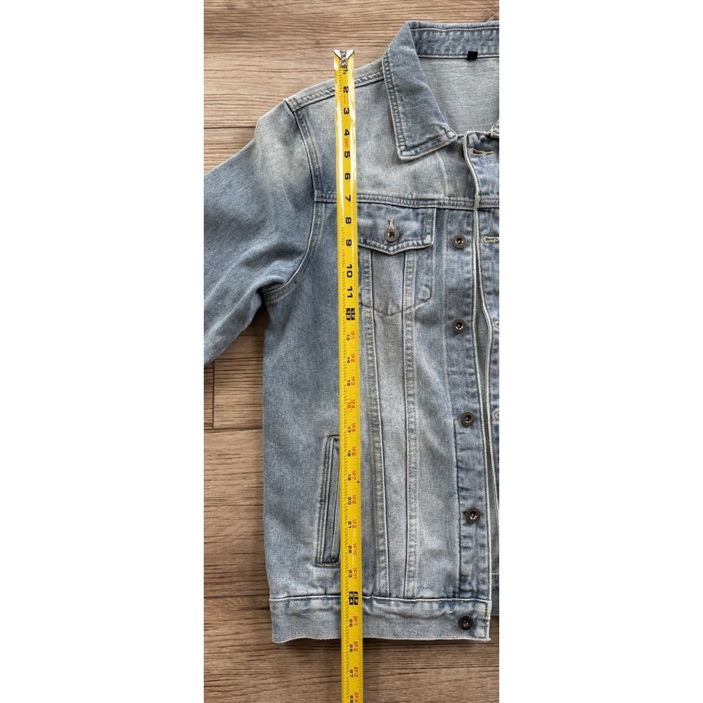 Deep Eddy Vodka Promotional Merch Jean Jacket Size Large Austin Born Texas - Picture 5 of 6
